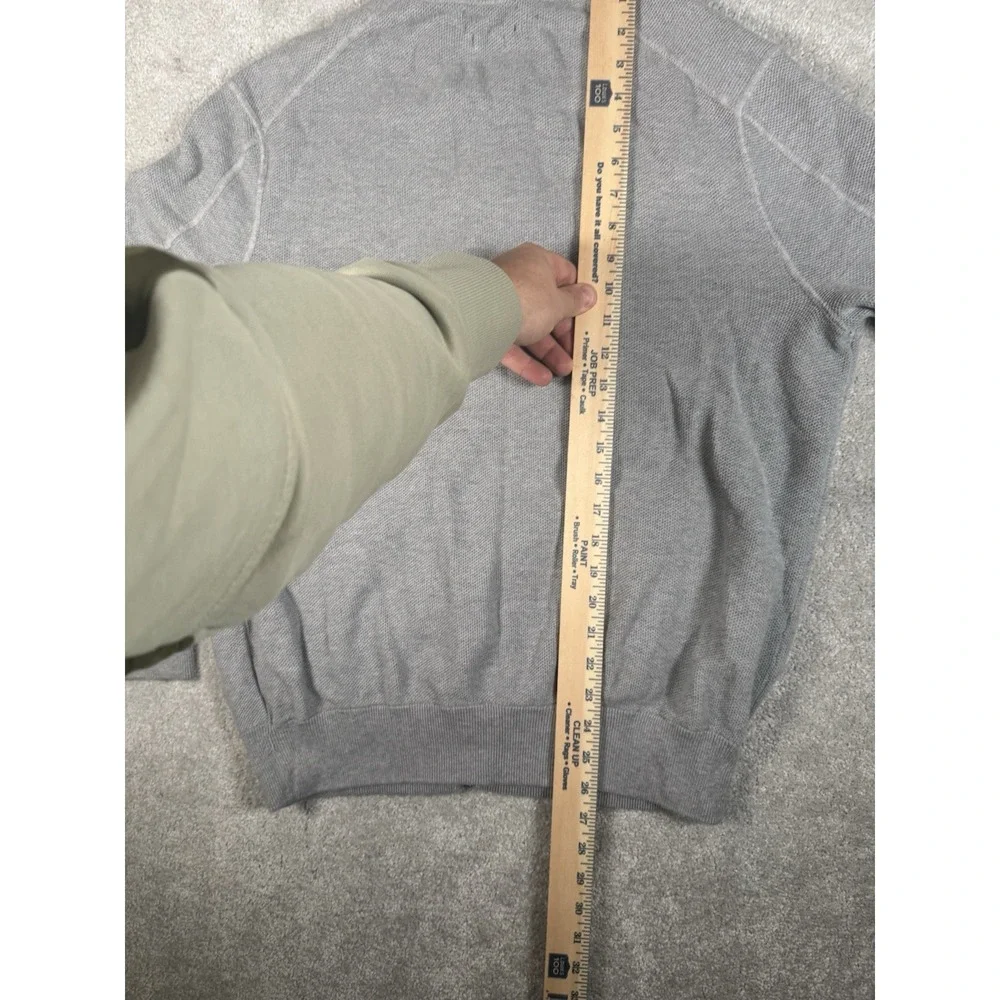 Ralph Lauren Polo Men's Pima Cotton Full Zip Jacket | Gray | XL Preppy Pony